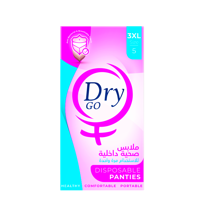 Dry Go Disposable Panties, 5 Pieces, Size 3XL
