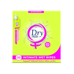 [13203] Dry Fresh Feminine Wipes, Musk 20 wipes