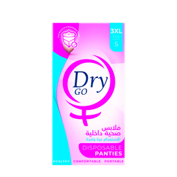 [13305] Dry Go Disposable Panties, 5 Pieces, Size 3XL